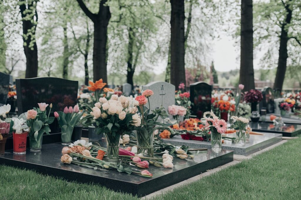 cimetiere fleuri toussaint